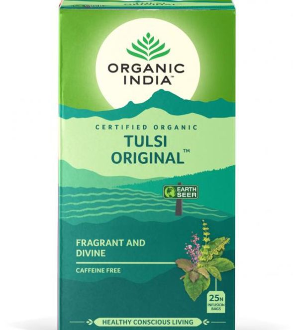 Hovedbilde Organic India Tulsi Tea Original økologisk 25 poser