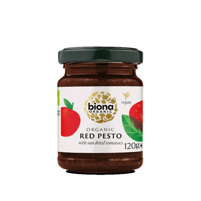 Hovedbilde Pesto Rød økologisk 120 g Biona