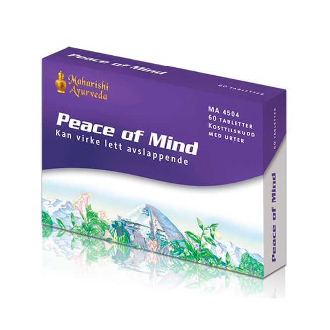 Hovedbilde Peace of Mind 60 tabletter Maharishi Ayurveda