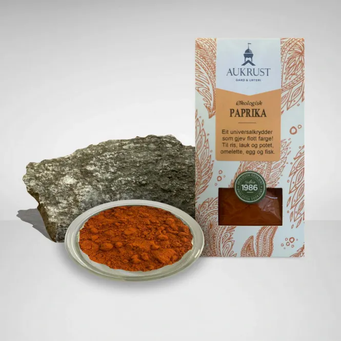 Hovedbilde Paprika økologisk 30 g Aukrust Gard