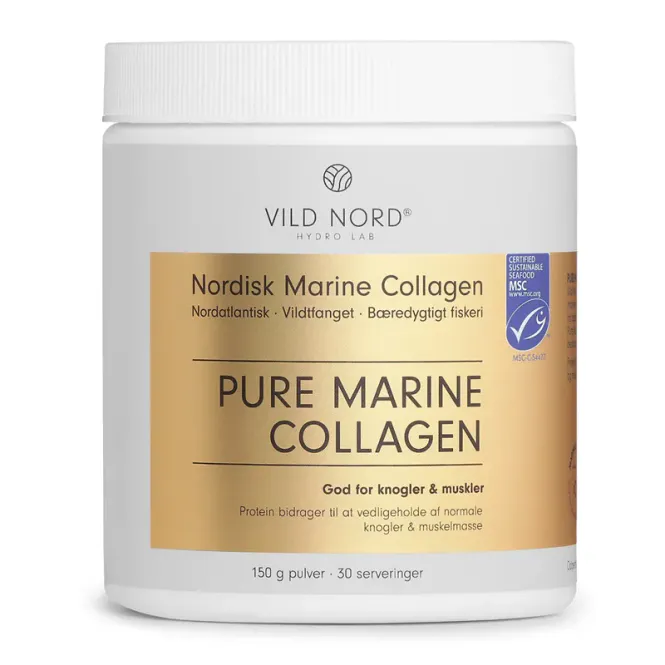 Hovedbilde Vild Nord Pure Marine Collagen (kollagen) 150 g pulver