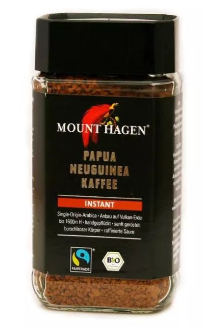 Hovedbilde Kaffe instant pulver økologisk Fairtrade Mount Hagen 100 g