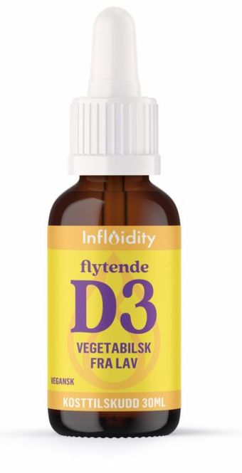 Hovedbilde Flytende D3 Vitamin vegan 30 ml MSM - Influidity