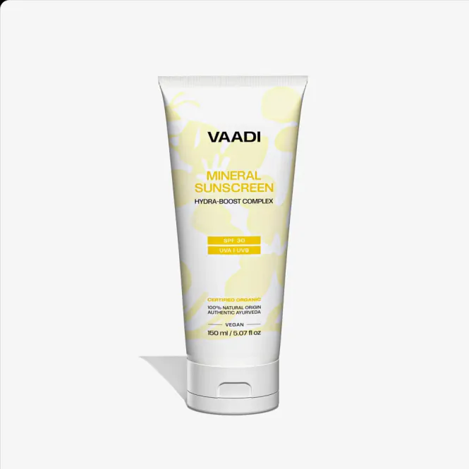 Hovedbilde Vaadi solkrem SPF 30 - med Lavendel & Syrin 150 ml 