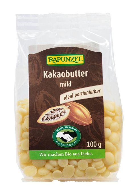 Hovedbilde Kakaosmør i små biter økologisk 100 g Rapunzel