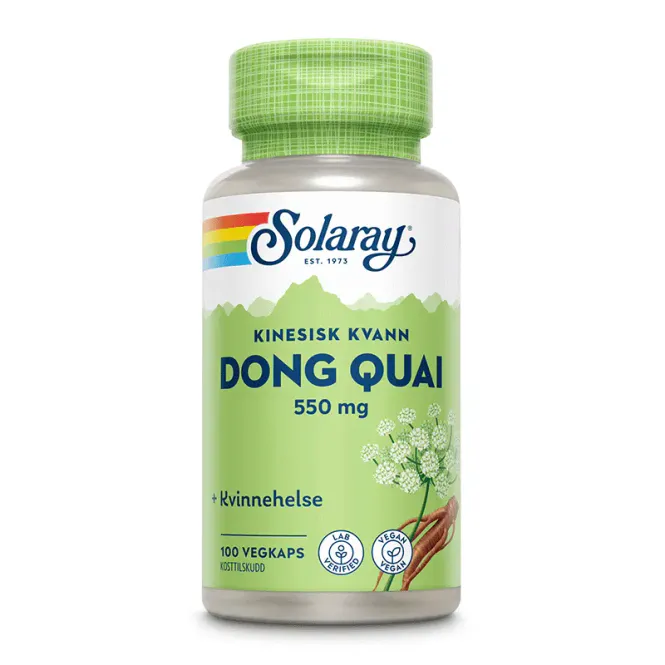 Hovedbilde Dong Quai (Kinesisk kvann) 100 Kapsler Solaray