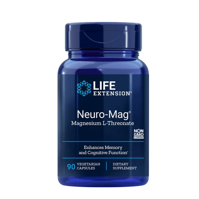 Hovedbilde Neuro-Mag (Magnesium L-Threonate) Life Extension 90 kaps veg